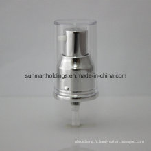 20/415 pulvérisateur de pompe à crème transparent en aluminium